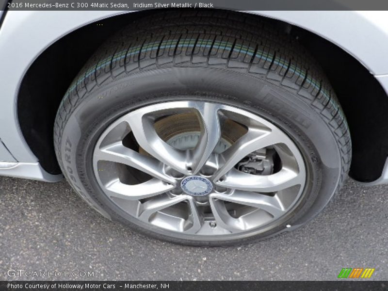 Iridium Silver Metallic / Black 2016 Mercedes-Benz C 300 4Matic Sedan