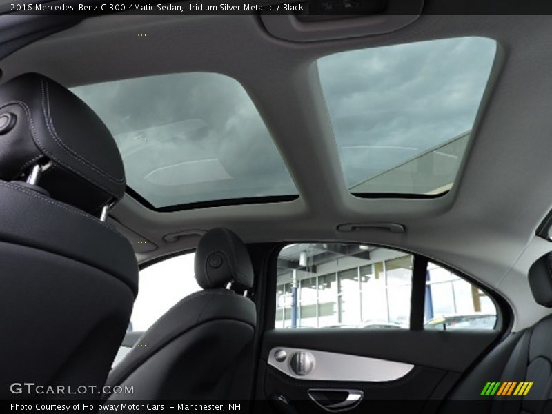 Iridium Silver Metallic / Black 2016 Mercedes-Benz C 300 4Matic Sedan