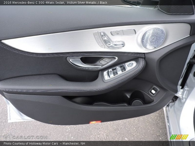 Iridium Silver Metallic / Black 2016 Mercedes-Benz C 300 4Matic Sedan