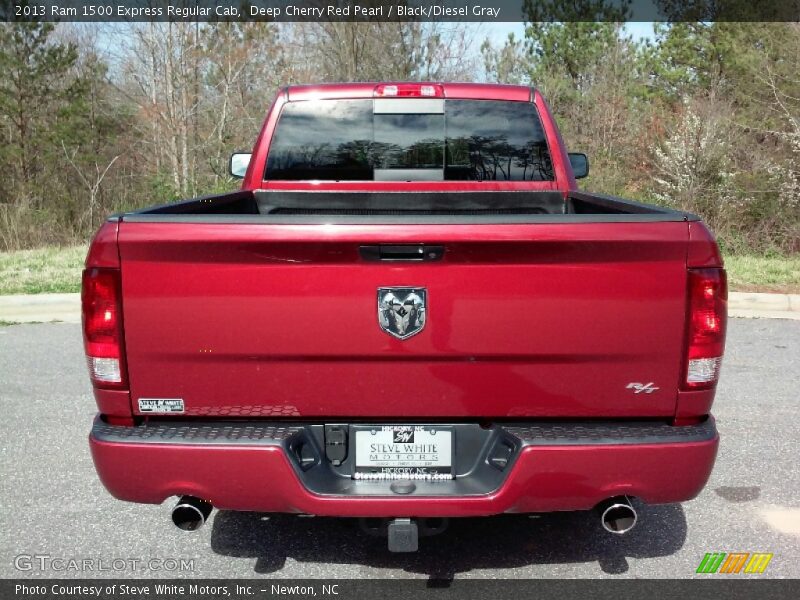 Deep Cherry Red Pearl / Black/Diesel Gray 2013 Ram 1500 Express Regular Cab
