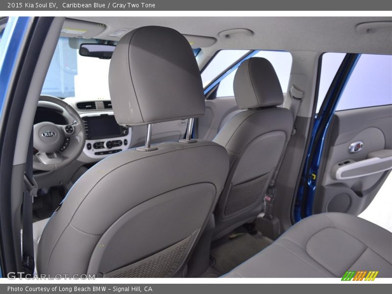 Caribbean Blue / Gray Two Tone 2015 Kia Soul EV