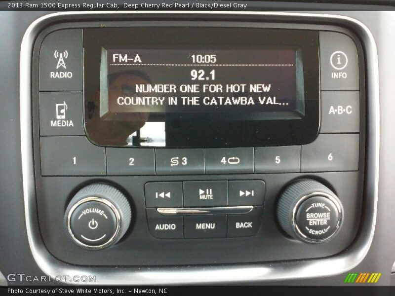 Deep Cherry Red Pearl / Black/Diesel Gray 2013 Ram 1500 Express Regular Cab