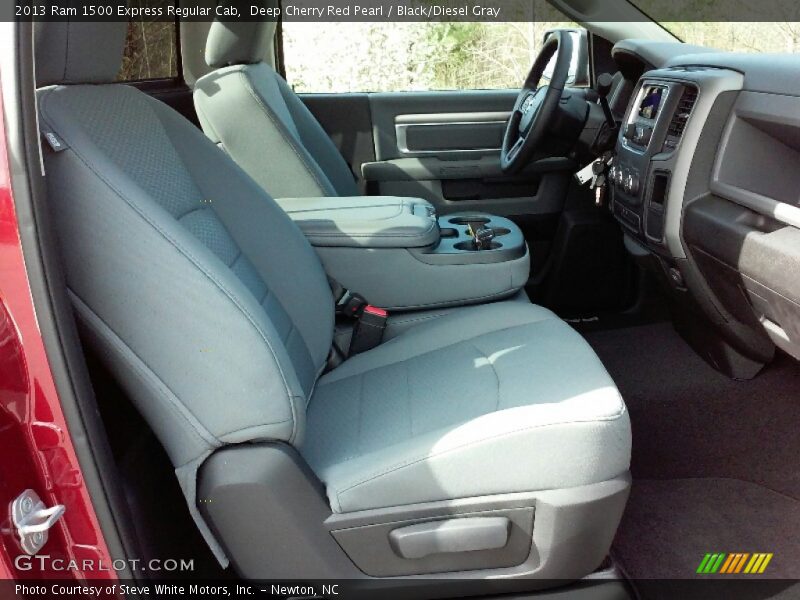 Deep Cherry Red Pearl / Black/Diesel Gray 2013 Ram 1500 Express Regular Cab