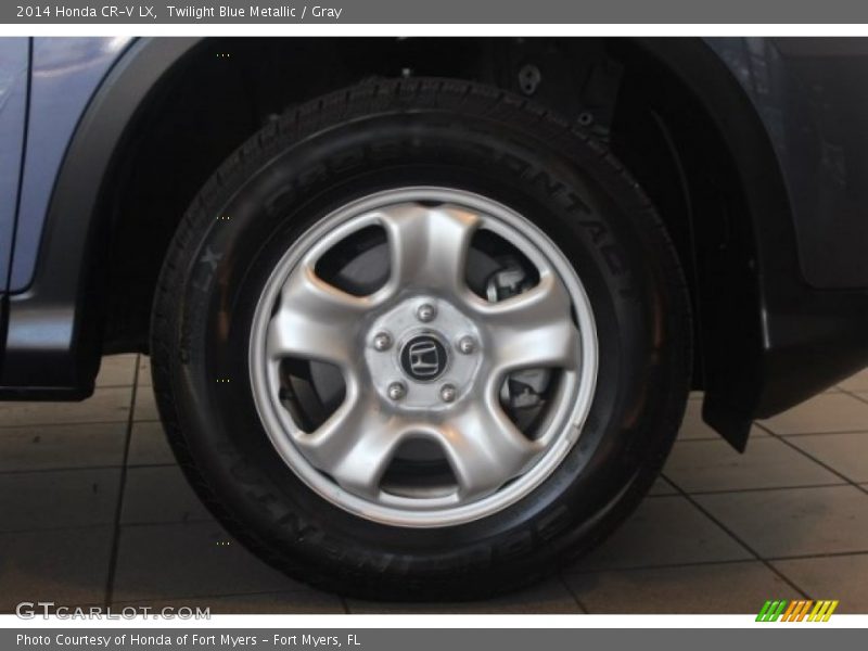 Twilight Blue Metallic / Gray 2014 Honda CR-V LX