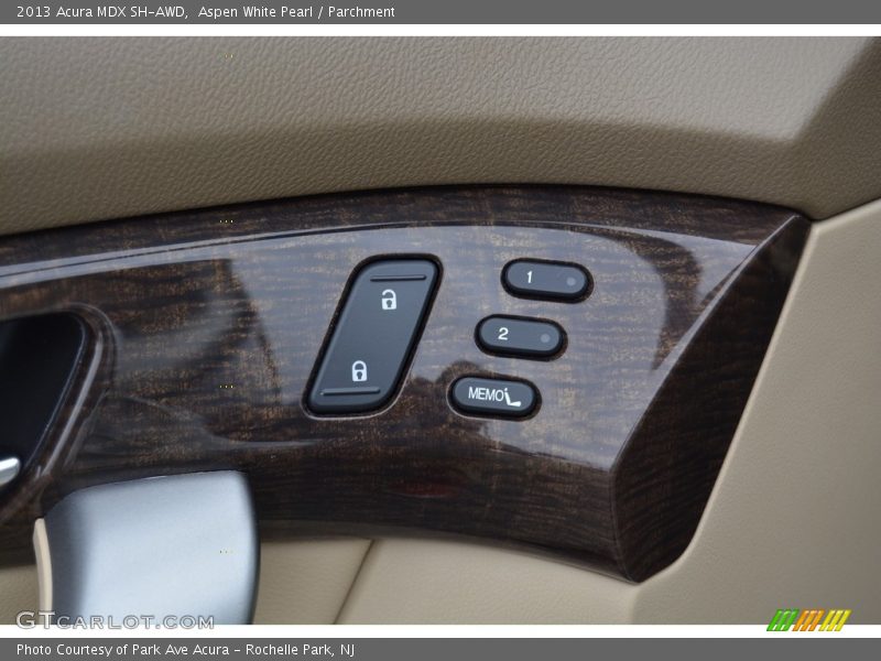 Aspen White Pearl / Parchment 2013 Acura MDX SH-AWD