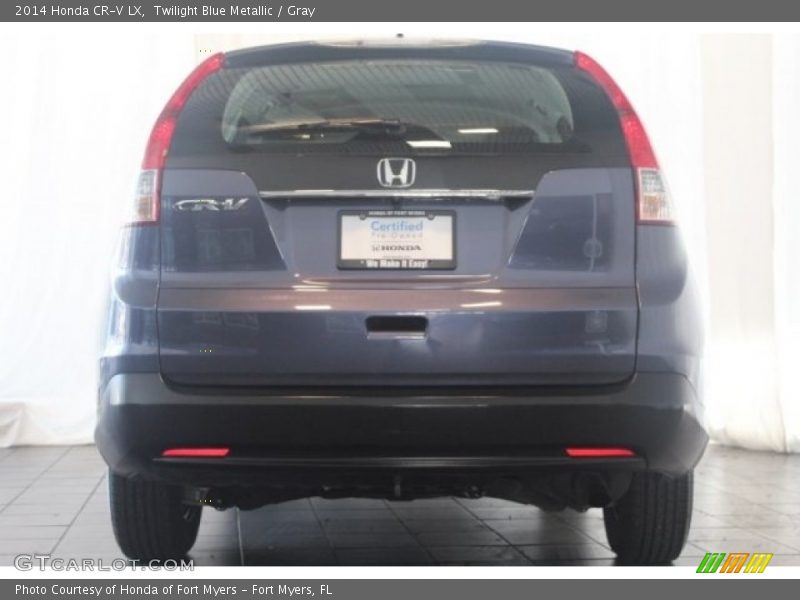 Twilight Blue Metallic / Gray 2014 Honda CR-V LX