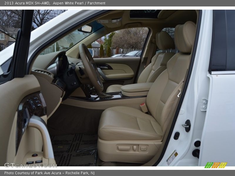 Aspen White Pearl / Parchment 2013 Acura MDX SH-AWD