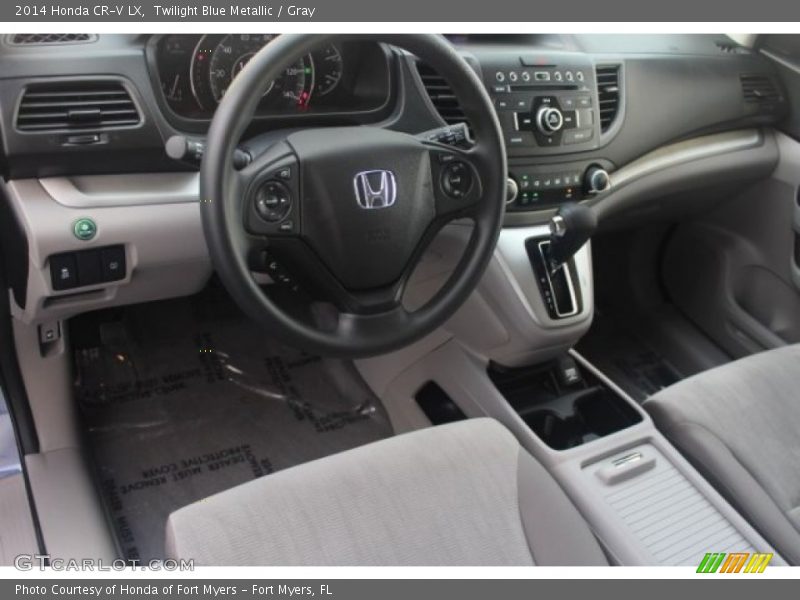 Twilight Blue Metallic / Gray 2014 Honda CR-V LX