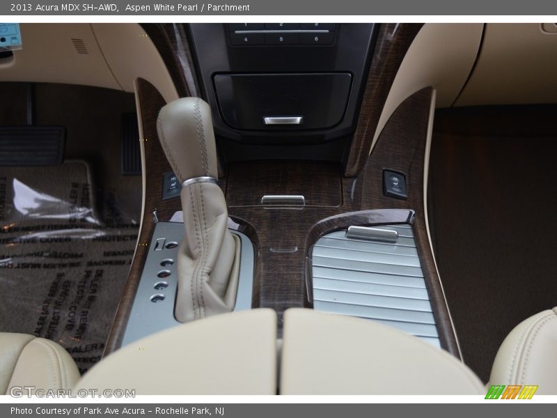 Aspen White Pearl / Parchment 2013 Acura MDX SH-AWD