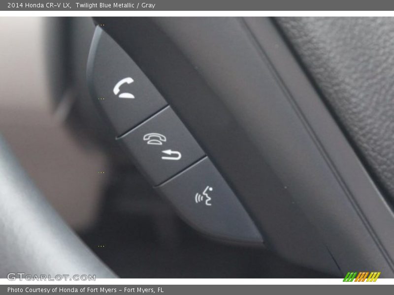 Twilight Blue Metallic / Gray 2014 Honda CR-V LX