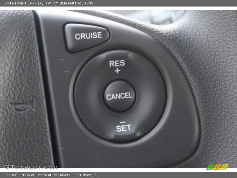 Twilight Blue Metallic / Gray 2014 Honda CR-V LX