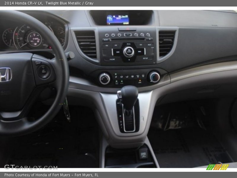 Twilight Blue Metallic / Gray 2014 Honda CR-V LX