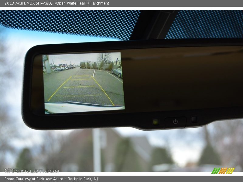 Aspen White Pearl / Parchment 2013 Acura MDX SH-AWD