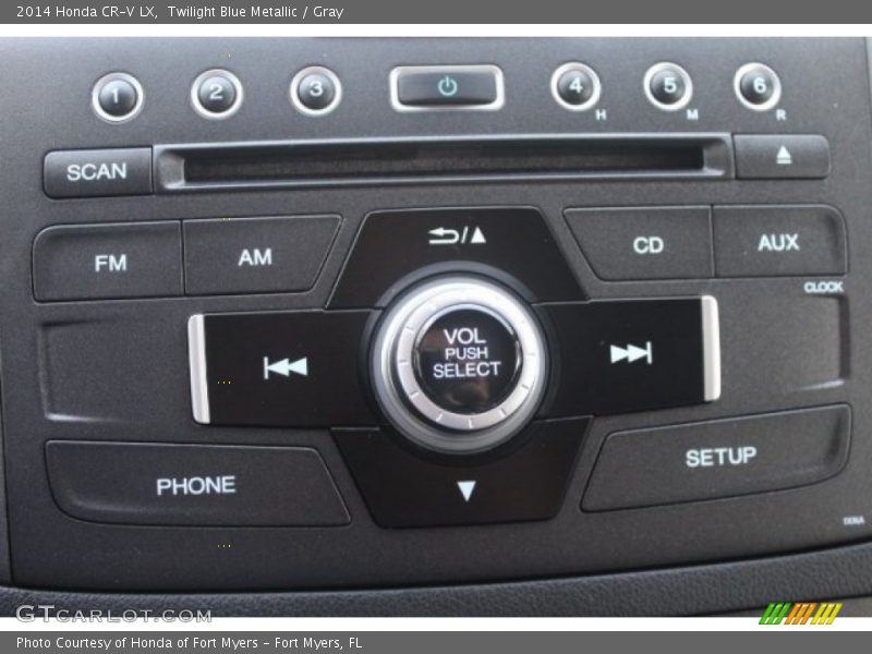 Twilight Blue Metallic / Gray 2014 Honda CR-V LX