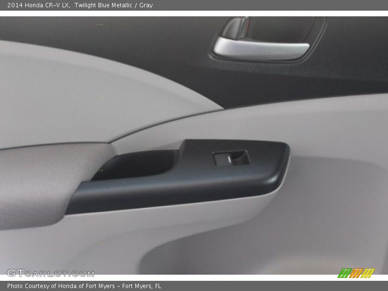 Twilight Blue Metallic / Gray 2014 Honda CR-V LX