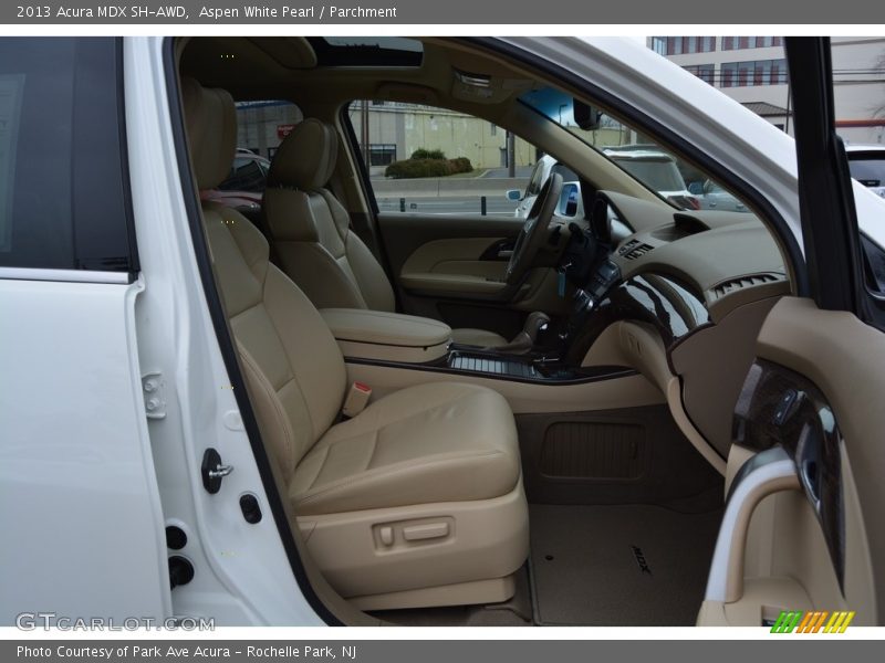 Aspen White Pearl / Parchment 2013 Acura MDX SH-AWD