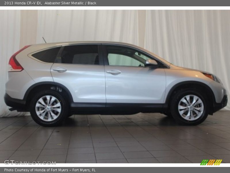 Alabaster Silver Metallic / Black 2013 Honda CR-V EX