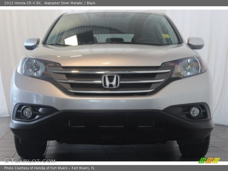 Alabaster Silver Metallic / Black 2013 Honda CR-V EX