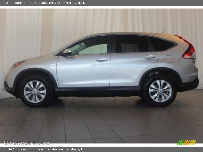 Alabaster Silver Metallic / Black 2013 Honda CR-V EX