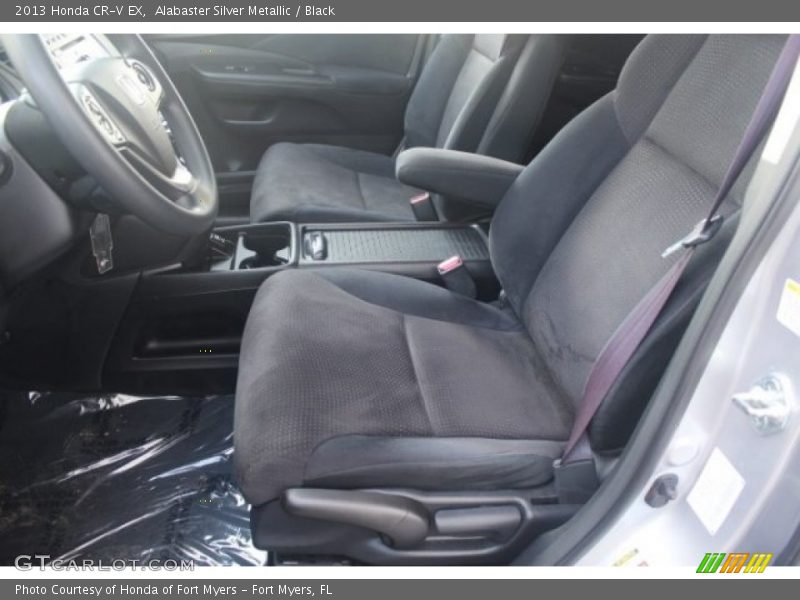 Alabaster Silver Metallic / Black 2013 Honda CR-V EX