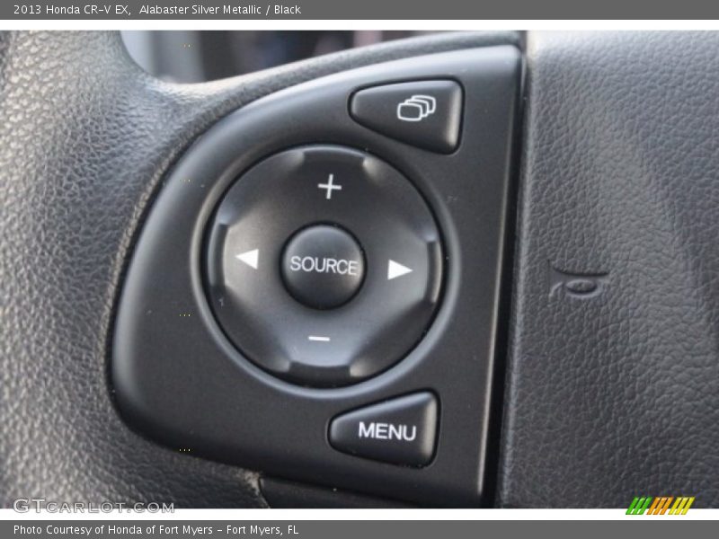 Alabaster Silver Metallic / Black 2013 Honda CR-V EX