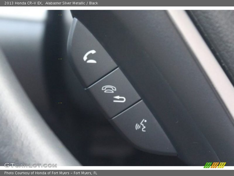 Alabaster Silver Metallic / Black 2013 Honda CR-V EX
