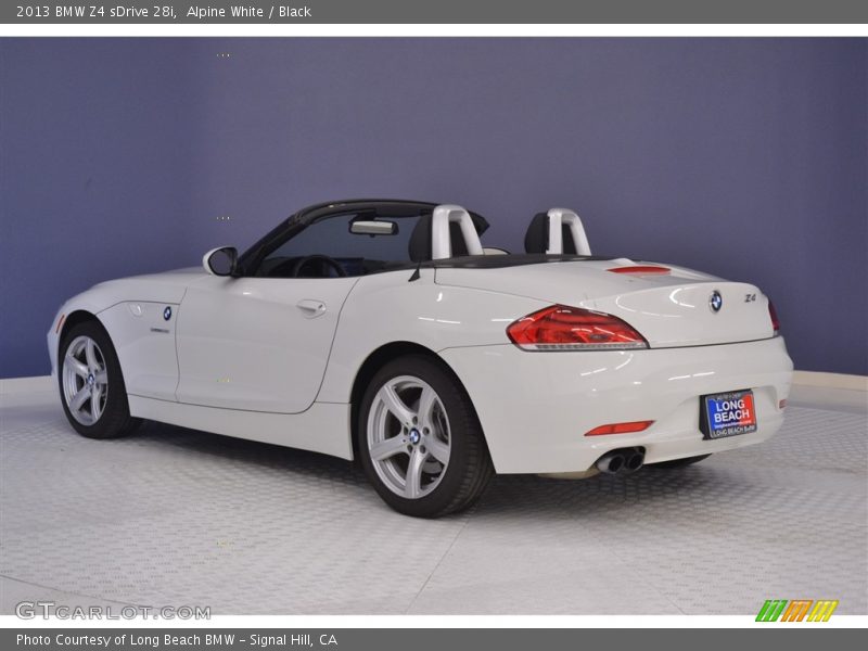 Alpine White / Black 2013 BMW Z4 sDrive 28i