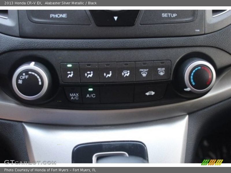 Alabaster Silver Metallic / Black 2013 Honda CR-V EX