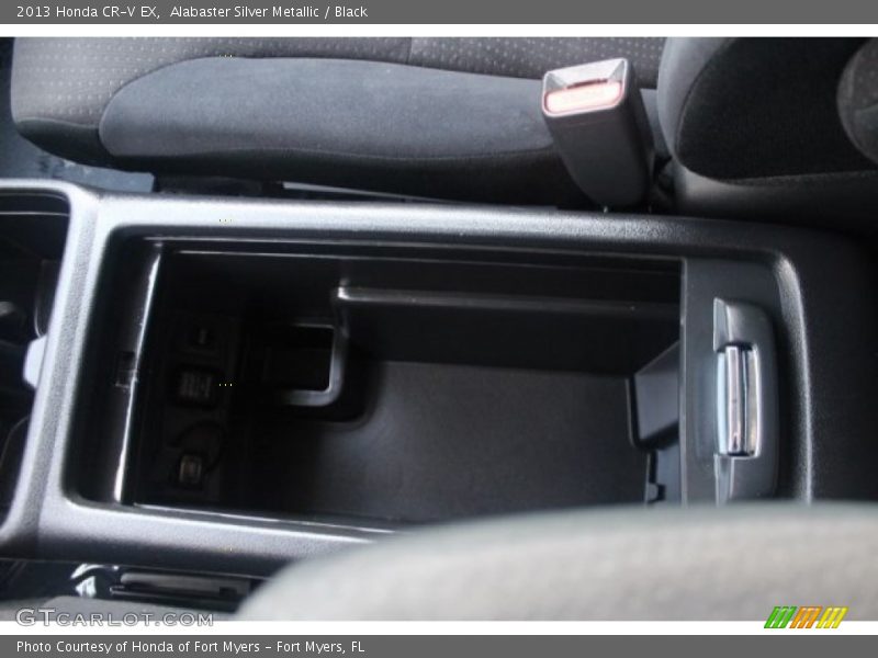 Alabaster Silver Metallic / Black 2013 Honda CR-V EX