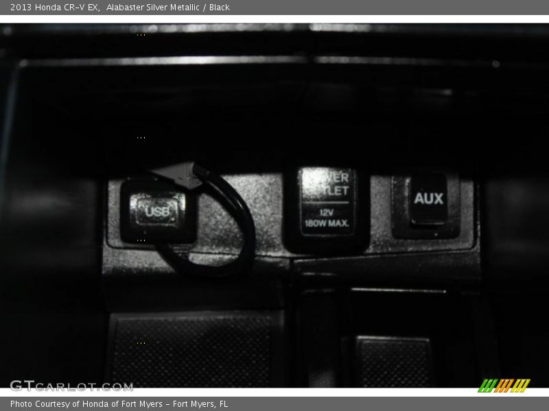 Alabaster Silver Metallic / Black 2013 Honda CR-V EX