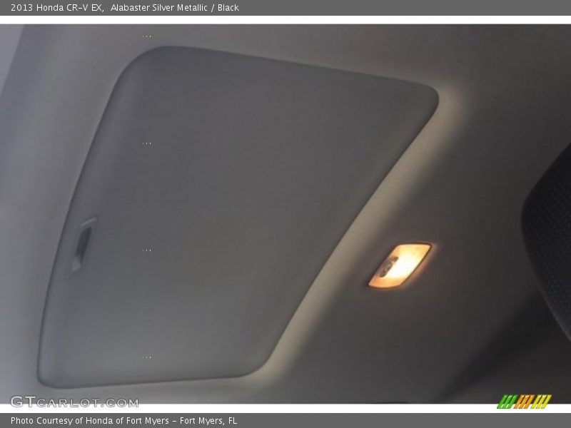 Alabaster Silver Metallic / Black 2013 Honda CR-V EX