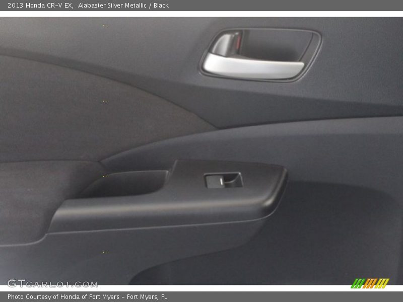 Alabaster Silver Metallic / Black 2013 Honda CR-V EX