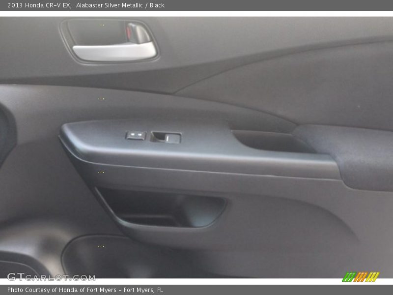 Alabaster Silver Metallic / Black 2013 Honda CR-V EX