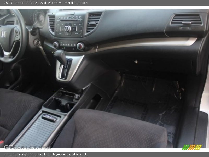 Alabaster Silver Metallic / Black 2013 Honda CR-V EX