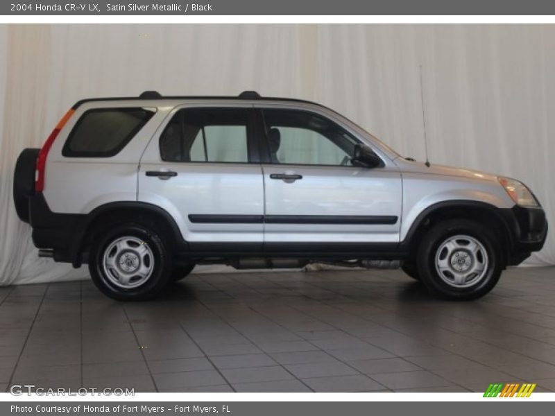 Satin Silver Metallic / Black 2004 Honda CR-V LX