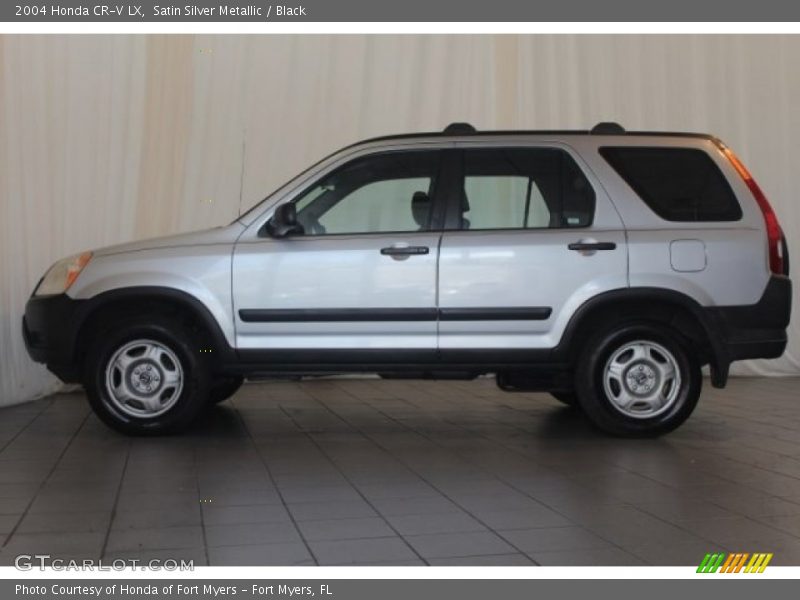 Satin Silver Metallic / Black 2004 Honda CR-V LX