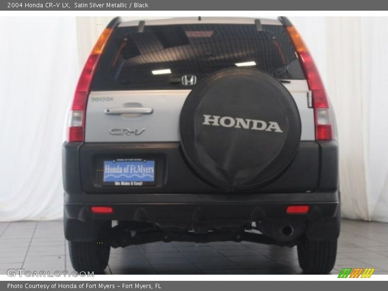 Satin Silver Metallic / Black 2004 Honda CR-V LX