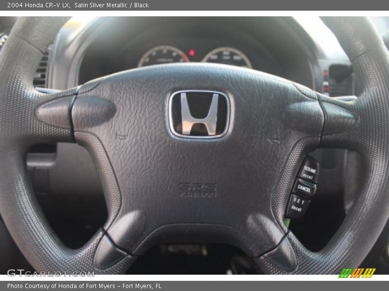 Satin Silver Metallic / Black 2004 Honda CR-V LX