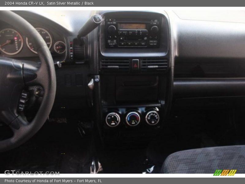 Satin Silver Metallic / Black 2004 Honda CR-V LX