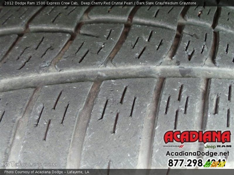 Deep Cherry Red Crystal Pearl / Dark Slate Gray/Medium Graystone 2012 Dodge Ram 1500 Express Crew Cab