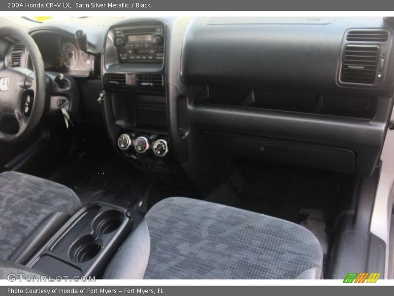 Satin Silver Metallic / Black 2004 Honda CR-V LX