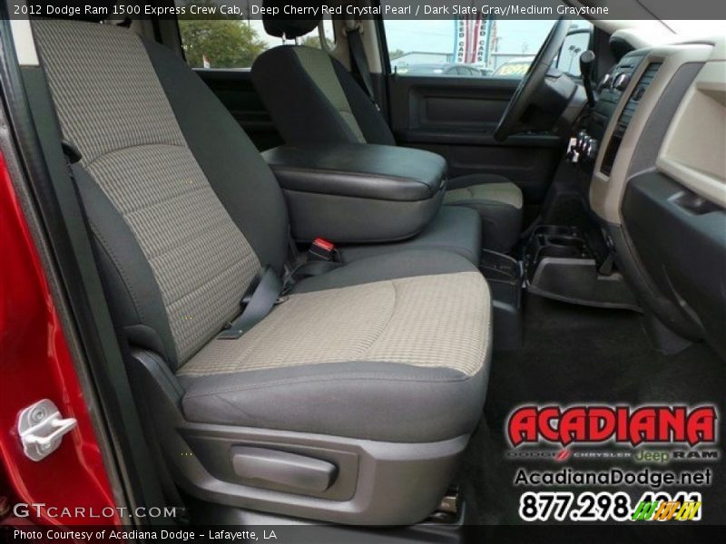 Deep Cherry Red Crystal Pearl / Dark Slate Gray/Medium Graystone 2012 Dodge Ram 1500 Express Crew Cab