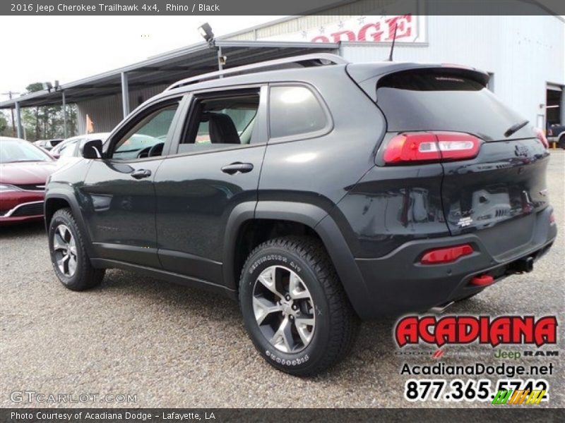 Rhino / Black 2016 Jeep Cherokee Trailhawk 4x4