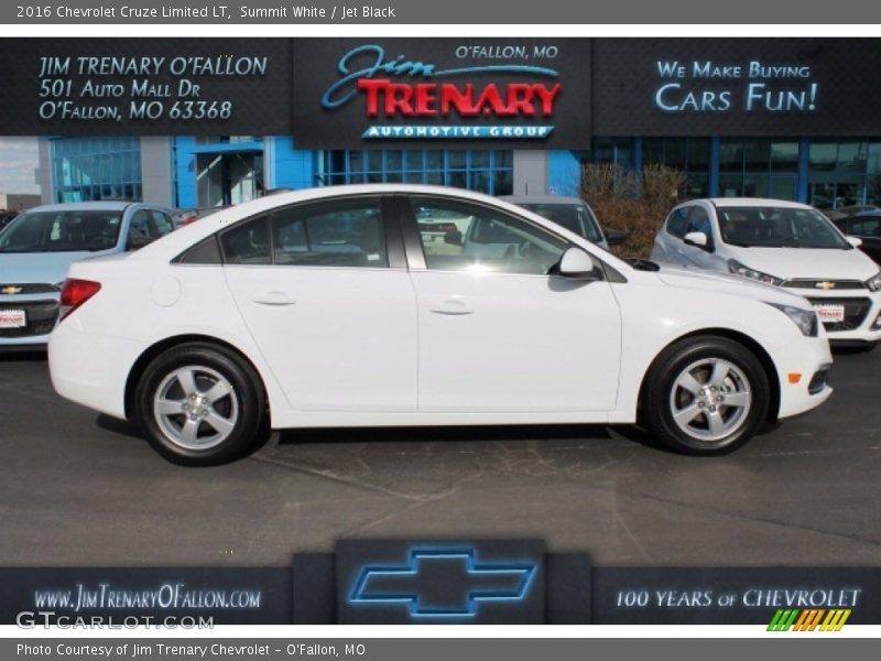Summit White / Jet Black 2016 Chevrolet Cruze Limited LT
