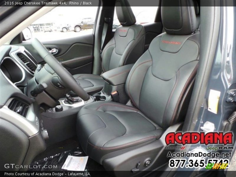 Rhino / Black 2016 Jeep Cherokee Trailhawk 4x4