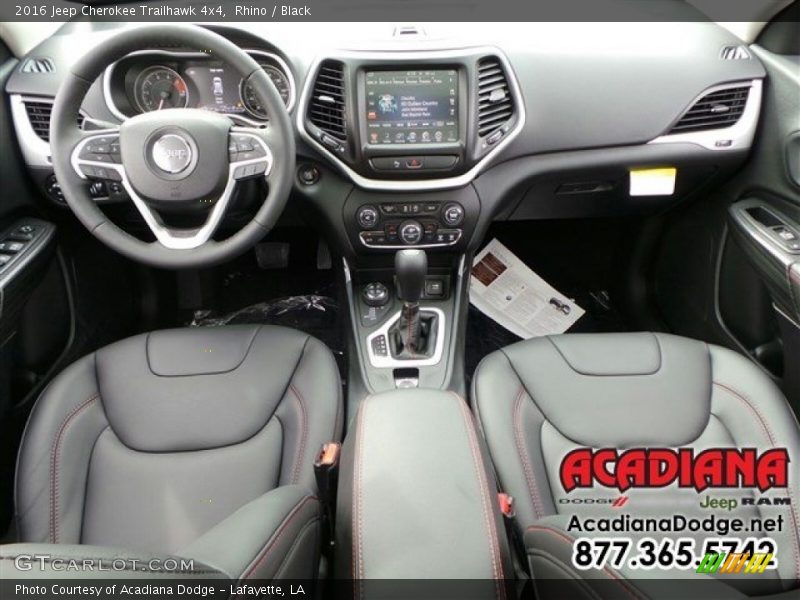 Rhino / Black 2016 Jeep Cherokee Trailhawk 4x4