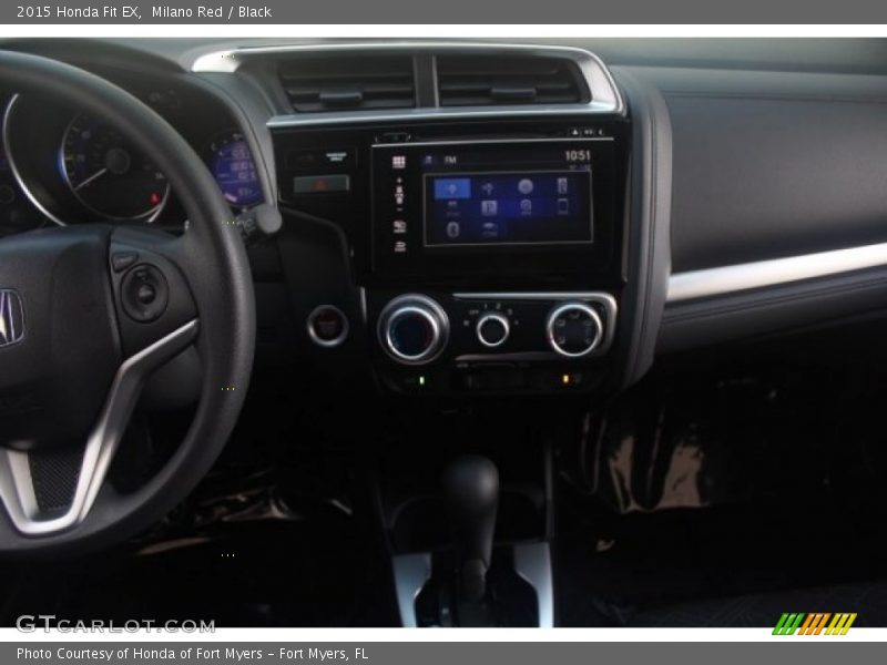 Milano Red / Black 2015 Honda Fit EX