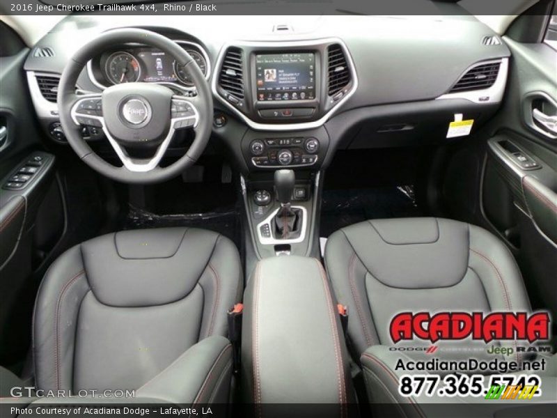 Rhino / Black 2016 Jeep Cherokee Trailhawk 4x4
