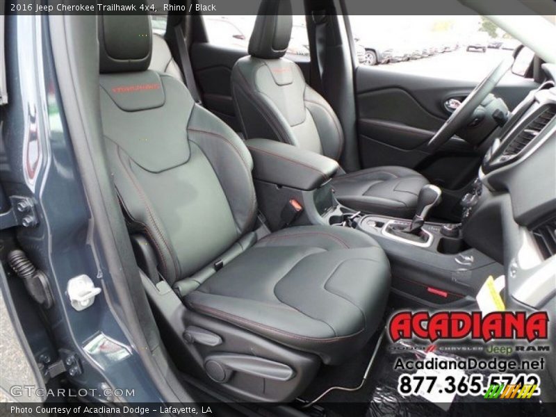 Rhino / Black 2016 Jeep Cherokee Trailhawk 4x4