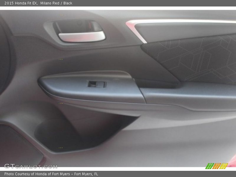 Milano Red / Black 2015 Honda Fit EX